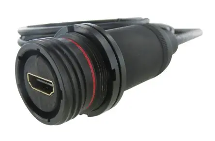 Produktfoto 1 von Amphenol Socapex HDMI-Stecker 20-polig Buchse Gerade