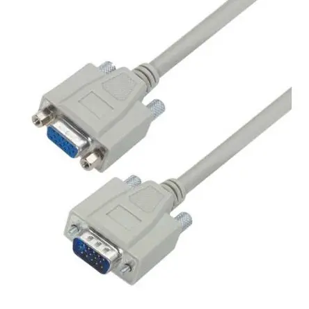 Produktfoto 1 von L-Com CHD15 Kabel assembliert / D-Sub, 15-polig Stecker Buchse, 5 ft Polyvinylchlorid, Hellgrau, CE2011/65/EU(RoHS