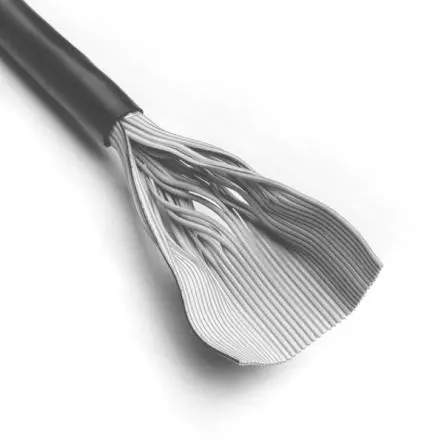 Produktfoto 1 von 3M 3759 Flachbandkabel Flach, Ummantelt, Rund AWG, Raster 1.27 mm 30