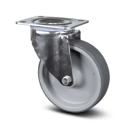 Produktfoto 1 von Tente Drehbar Rolle, Rad ø 100 mm, 80 kg, Ges H. 128 mm, Polypropylen