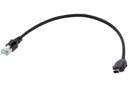 Produktfoto 1 von HARTING ix Industrial Cat6A-Ethernet-Kabelkonfiguration, 5 m, Schwarz, A IX Industrie Stecker, B RJ45 Stecker Kupfer,