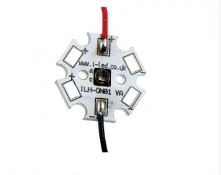 Produktfoto 1 von Intelligent LED Solutions ILH-xMX1-xxxx-SC201-WIR200 IR-Diode, 850 nm, 280 mW/sr, 4-Pin, Schraubanschlussklemme 1-LEDs