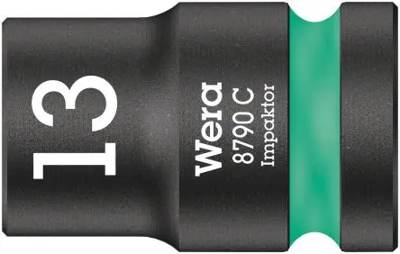 Produktfoto 1 von Wera 1/2 in, 1/2 Sechskant Schlag-Steckschlüssel lang, 21mm