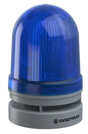 Produktfoto 1 von Werma 461 Xenon, Filament/Warnsummer-Licht Beacon-Sounder-Kombination 12V Blau IP65 Wand / 92 dB 114 dB @ 1m