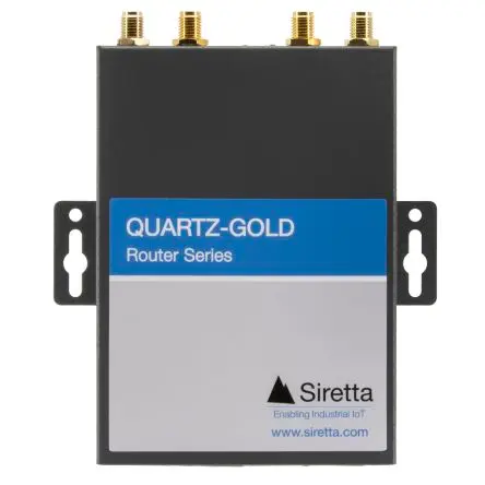 Produktfoto 1 von Siretta QUARTZ-GOLD-W21-LTE4 (EU) + ACCESSORIES QUARTZ-GOLD-W21-LTE4 (EU) + ACCESSORIES 4G LTE Router
