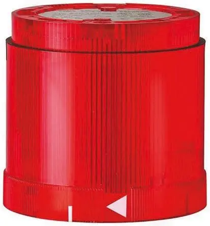 Produktfoto 1 von Werma 843 LED Signalleuchte Umdrehung-Licht 24V dc Rot Wechselstrom/Gleichstrom IP54, 70 mm x 65.5 mm