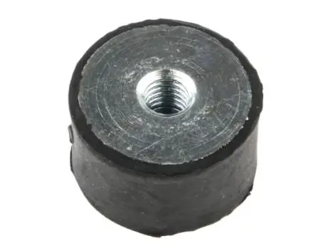 Produktfoto 1 von FIBET Naturgummi Rund Gummipuffer, Innengewinde-Puffer Bohrung 8 mm M8 98.6 kg, Ø 30 mm x 17 mm