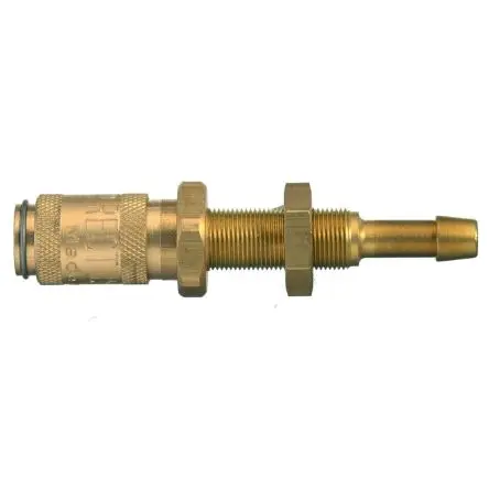 Produktfoto 1 von Legris Pneumatische Schnellsteckkupplung, Messing vernickelt Stecker/Buchse, 10mm