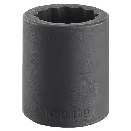 Produktfoto 1 von Facom 1/2 in, 32 mm Standard-Steckschlüssel Schlag-Steckschlüssel lang Chrom-Molybdän-Stahl, 46mm