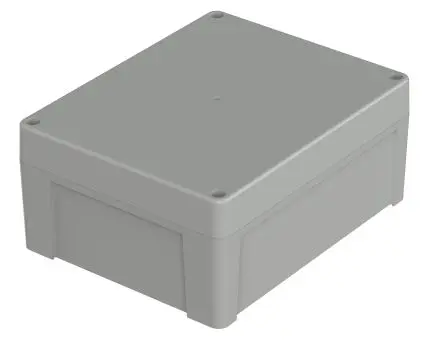 Produktfoto 1 von Bopla Euromas X; Gehäuse; ABS; Hellgrau; IK07 IP66, IP68 Breite 191.3 mm Höhe 105.6 mm Länge 240 mm