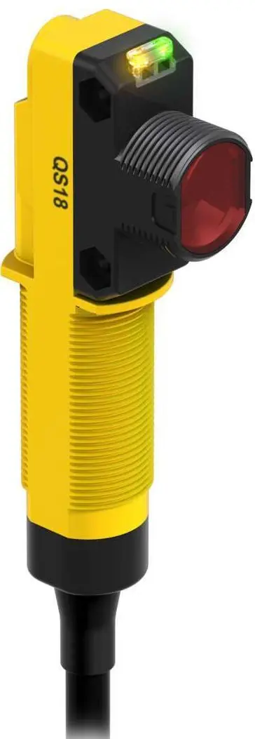 Produktfoto 1 von Banner Rechteckig Optischer Sensor, Dagegen, Bereich 20 m, Mikro Pigtail QD