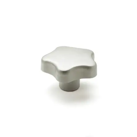 Produktfoto 1 von Elesa Knopf Natur M8 Aluminiumguss x 40 mm Nocken, mit Blindbohrung Ø 60 mm