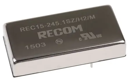 Recom REC15 DC/DC Konverter, 5V dc OUT 500 mA Durchsteckmontage 36V dc 2 kV dc 15 W -40 °C 71 °C