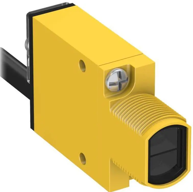 Produktfoto 1 von Banner Rechteckig Optischer Sensor, Retroreflektierend, Bereich 3 m, Bipolar Ausgang, Anschlusskabel,