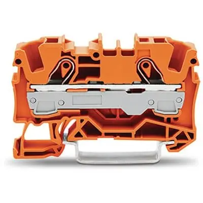 WAGO TOPJOB S Anschlussklemmenblock DIN-Schiene 1 Orange, 6mm², 800V Einsteck-Anschluss IECEx/ATEX/CSA