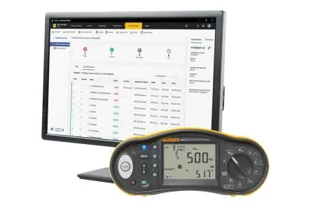 Produktfoto 1 von Fluke 1664FC Multifunktionsprüfgerät Phase auf Neutral, Phase-zu-Erde Erdungswiderstandsmessung Automatischer FI Test