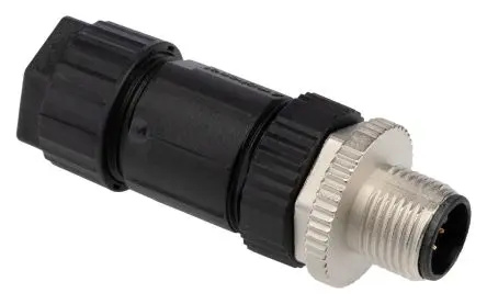 Produktfoto 1 von Amphenol Industrial M 20.1 mm M12 Rundsteckverbinder Stecker 8-polig Stecker 2A Kabel IP67