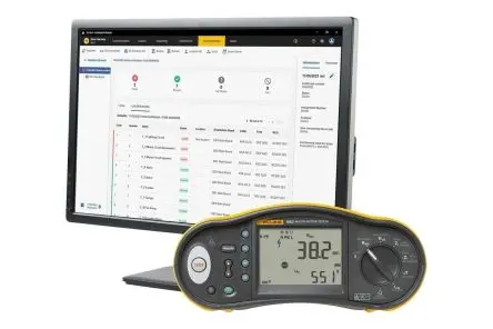 Produktfoto 1 von Fluke 1662 DE Multifunktionsprüfgerät Phase-zu-Erde, Phase auf Neutral Automatischer FI Test 100 V, 250 V, 500 V, 1kV FI