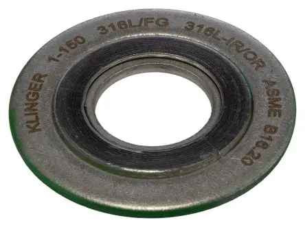 Produktfoto 1 von Klinger Spiralgewickelte Dichtung Edelstahl Dichtung, Innen-Ø 27 mm / Außen-Ø 66.7 mm Außen-ø