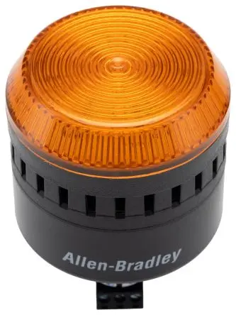 Produktfoto 1 von Allen Bradley 855PC LED, Filament/Warnsummer, Dauer-Licht Schall- und Lichtsignal-Kombination 24V ac/dc Gelb IP54, IP56,