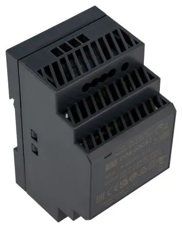 Produktfoto 1 von MEAN WELL DDR-60 DC/DC Konverter, 24V OUT 12 A DIN-Hutschiene 36V dc -40 °C 85 °C