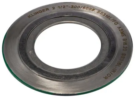 Produktfoto 1 von Klinger Spiralgewickelte Dichtung Edelstahl Dichtung, Innen-Ø 162 mm / Außen-Ø 217 mm Außen-ø