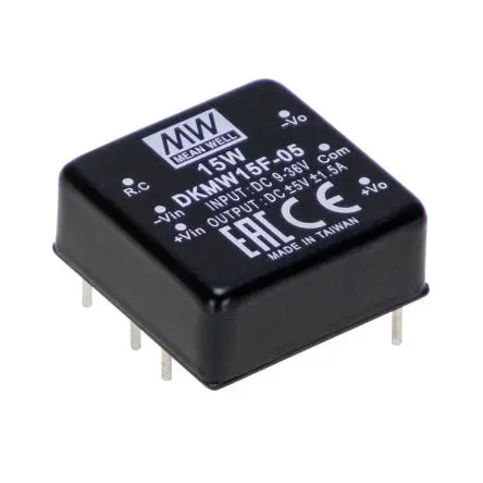 Produktfoto 1 von MEAN WELL DKMW15 Isolierte oberflächenmontierte DC/DC-Wandler