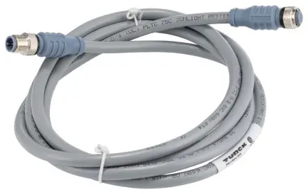 Turck RSC, 5-polig Sensor-Betätigungselementkabel, M12 Buchse 5 / M12 Stecker, Länge 2 m