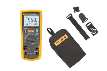 Produktfoto 1 von Fluke 1587FC/TPAK/C25 Multimeter 50 V, 1mA, 1 kV Isolations-Multimeter 2 GΩ CAT III 1000 V, CAT IV 600 V