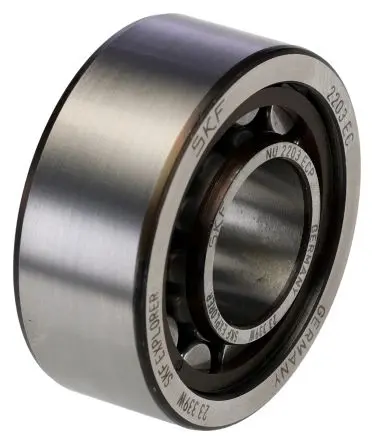Produktfoto 1 von SKF Zylinderrollenlager 1-reihig / Außen-Ø 40 mm Außen-ø  21.6 kN Abgeschirmt 22000U/min 27.5 kN NU 2203 ECP, Innen-Ø 17