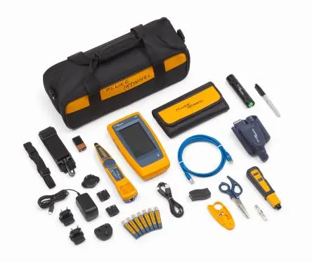 Produktfoto 1 von Fluke Networks LIQ-KIT-IS60 Netzwerktester Tonsignal, Netzwerk Prüfgerät, RJ11, RJ45 RJ45