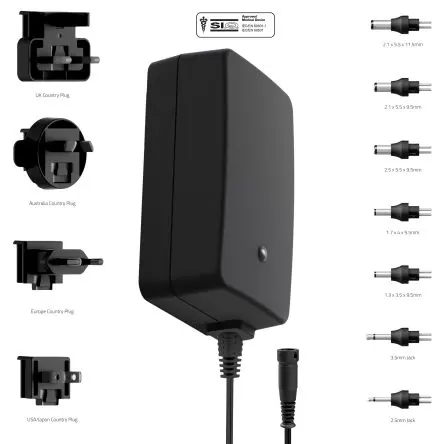 Produktfoto 1 von Friwo 30 W FW8030M 1 AC/DC-Adapter Austauschbar Austauschbar 2.5 A AC/DC-Adapter, 12V dc