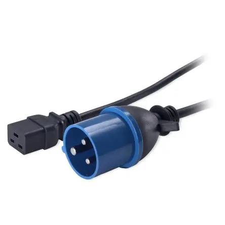 Produktfoto 1 von APC Netzkabel, A Gerade, B Gerade, 2.5 m Schwarz, 250V
