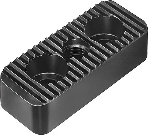 Produktfoto 1 von TRÄGERPLATTE FÜR TIEFSPANNER, FÜR GEGENHALTER, L=50, B=25, H=16, VERGÜTUNGSSTAHL BRÜNIERT