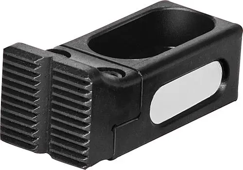 Produktfoto 1 von GEGENHALTER VERSTELLBAR, FORM:A GRF GERIFFELT, L=50, B=25, VERGÜTUNGSSTAHL BRÜNIERT, KOMP:VERGÜTUNGSSTAHL VERGÜTET