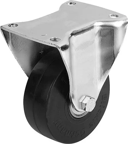 Produktfoto 1 von BOCKROLLE OHNE FESTSTELLSYSTEM STAHL, KOMP:GUMMI, D=125, B=50