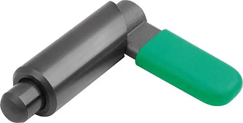 Produktfoto 1 von SPERRRIEGEL GLATTE AUSFÜHRUNG, D=6, D1=12, FORM:F MIT HÜLSE, GLATT UND KAPPE, STAHL BRÜNIERT, KOMP:THERMOPLAST