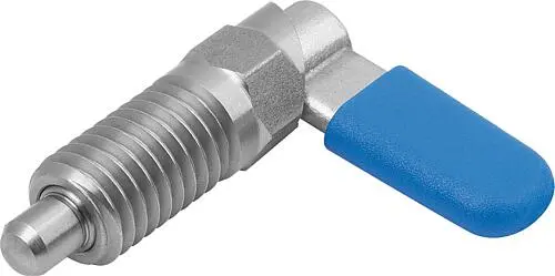 Produktfoto 1 von SPERRRIEGEL MIT SECHSKANT, D=6, M16X1,5, SW1=16, FORM:C, MIT KAPPE, OHNE MUTTER, EDELSTAHL BLANK,
