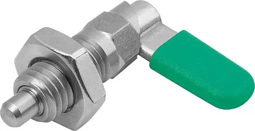 SPERRRIEGEL MIT SECHSKANT, D=6, M12X1,5, SW1=12, FORM:D, MIT KAPPE, MIT MUTTER, EDELSTAHL BLANK,