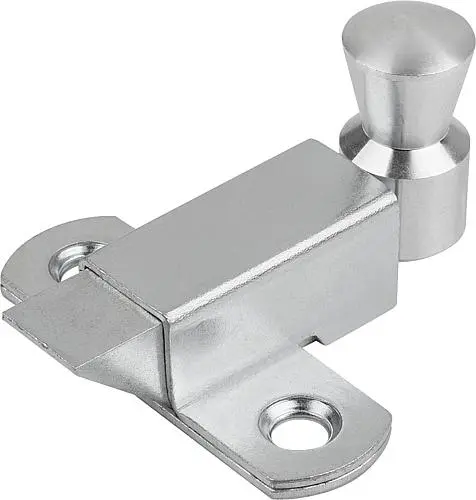 Produktfoto 1 von RIEGEL MIT RÜCKSTELLFEDER FORM:A RIEGEL NACH OBEN L=73, B=70, STAHL