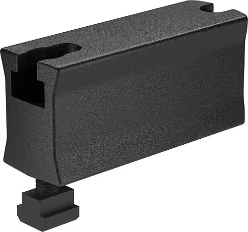 Produktfoto 1 von ERHÖHUNG LANGE AUSFÜHRUNG, FÜR KRAFTSPANNER, M16, H=70, L=155, B=48, VERGÜTUNGSSTAHL SCHWARZ VERZINKT