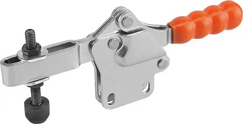 Produktfoto 1 von SCHNELLSPANNER STANDARD STAHL, FUß SENKRECHT, KOMP:KUNSTSTOFF, ORANGE, M=M05X35