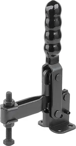 Produktfoto 1 von SCHNELLSPANNER, FUß WAAGRECHT, F.MESSTECHNIK, F2=2600, VERSTELLB. ANDRUCKSPINDEL, H=178, L=110, FORM:C,