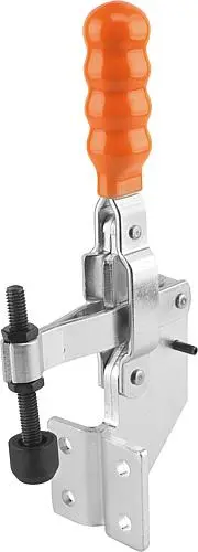 Produktfoto 1 von SCHNELLSPANNER STANDARD STAHL, FUß ABGEWINKELT, KOMP:KUNSTSTOFF, ORANGE, M=M08X60