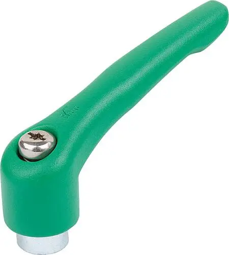 Produktfoto 1 von KLEMMHEBEL GR.2 M06, ZINK GRÜN RAL6032 STRUKTURMATT, KOMP:STAHL BLAU-PASSIVIERT