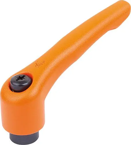 Produktfoto 1 von KLEMMHEBEL GR.1 M04, ZINK ORANGE RAL2004 STRUKTURMATT, KOMP:STAHL BRÜNIERT