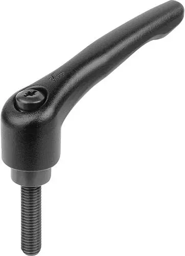 Produktfoto 1 von KLEMMHEBEL GR.0 M03X20, ZINK SCHWARZ RAL9005 STRUKTURMATT, KOMP:STAHL BRÜNIERT
