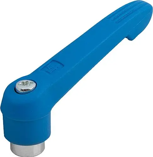 Produktfoto 1 von KLEMMHEBEL GR.5 M16, KUNSTSTOFF BLAU RAL5017, KOMP:STAHL BLAU-PASSIVIERT