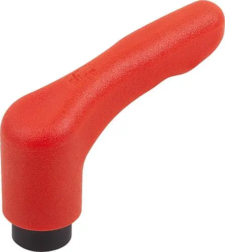 Produktfoto 1 von KLEMMHEBEL ECO GR.2 M05, KUNSTSTOFF ROT RAL3020, KOMP:MESSING