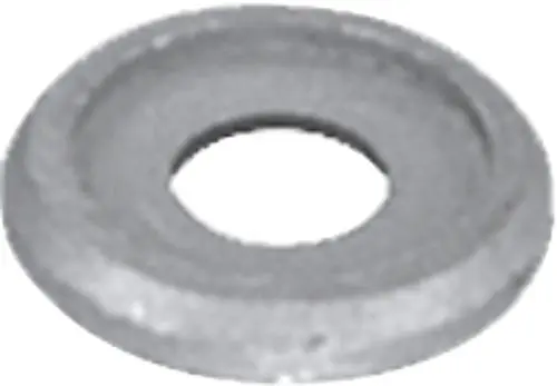 ABSCHLUSSSCHEIBE RUND, D4=12,5, ALUMINIUM NATUR MATT UND ELOXIERT, FÜR M04